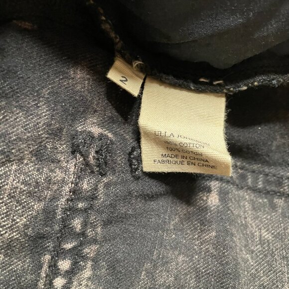 Ulla Johnson Runway Spring 2021! Acid Washed Tie Wrap Shorts - Collection Worthy - Picture 9 of 9